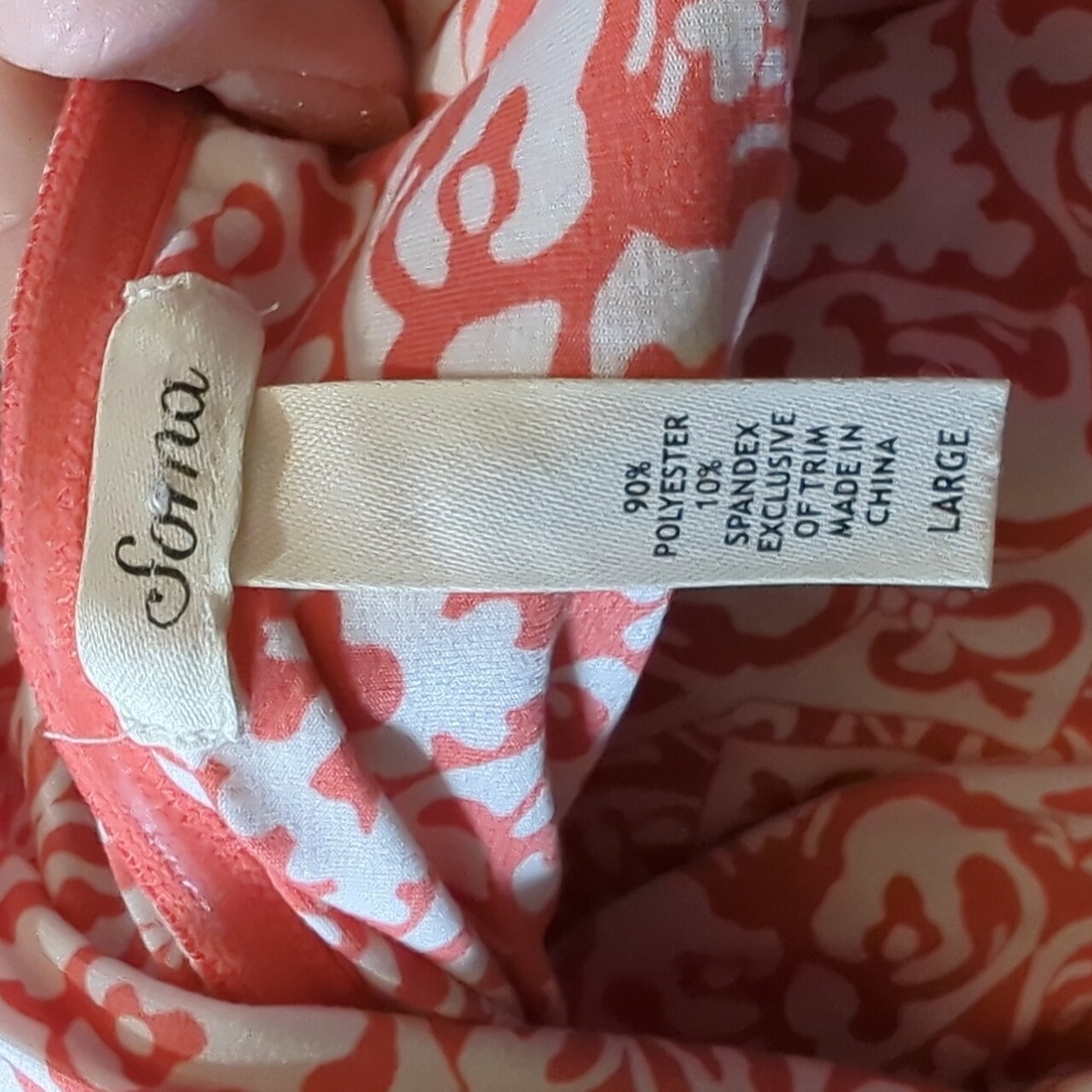 Soma Strapless Halter Patterned Summer Dress - image 6